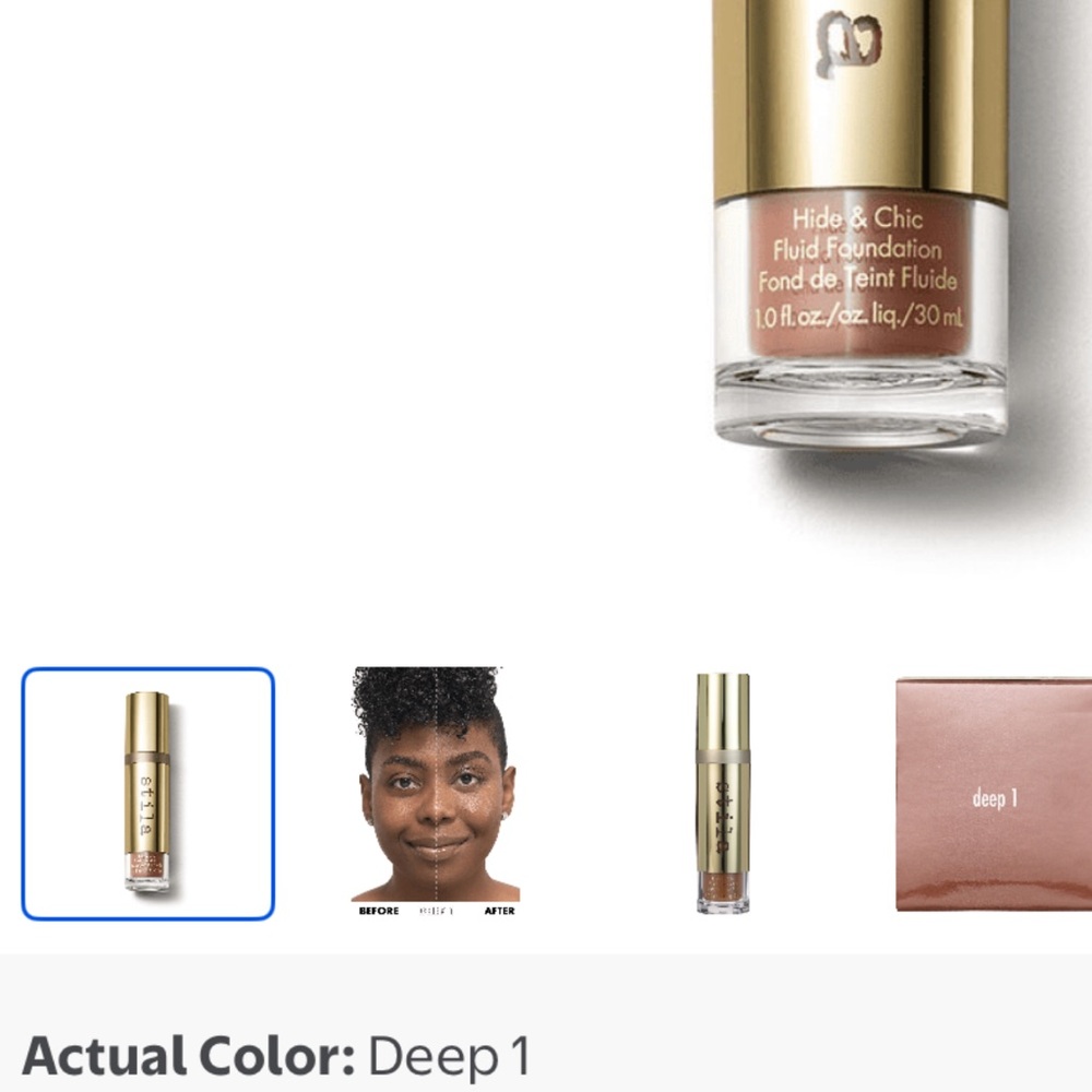 Stila Hide & Chic Fluid Foundation - Deep 1